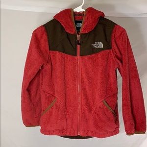 THE NORTH FACE Girls fleece full zip hoodie